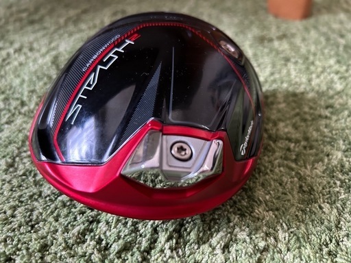 【取引中】テーラーメイド ステルス2 ドライバー ヘッド 10.5 ヘッドカバー付 10.5g ウエイト付き 中古品