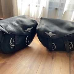 【ハーレー純正】本革サイドバッグ
