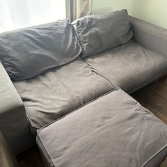 ソファー　リビング　グレー　激安　配達オッケー
