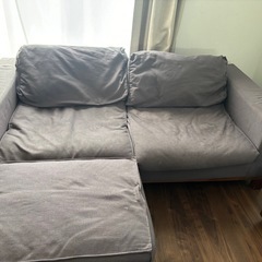 ソファー　リビング　グレー　激安　配達オッケー
の画像