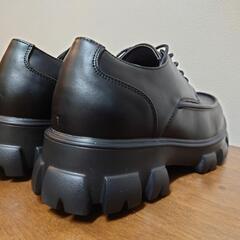 【靴】eftyus ハイソールローファーの画像