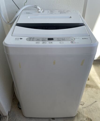 （お取引中）【買得】中古｜洗濯機　6kg　ヤマダ　YWM-T60A1　2015年製
