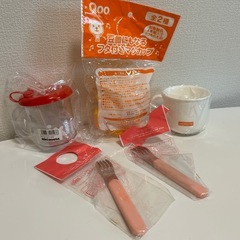 【新品・未使用】コップ フォーク ミキハウス Qooの画像