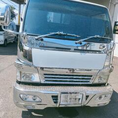 車検たっぷり三菱 ジェネレーションキャンター2t車 4段ユニック