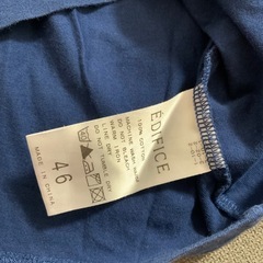 エディフィス　Tシャツ　カットソー　サイズ46(M) 着丈64、身幅42センチの画像