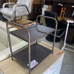 リサイクルショップどりーむ天保山店　No14072　ラック　棚　スチールラック　キッチンラックの画像