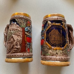 陶器のビールジョッキ