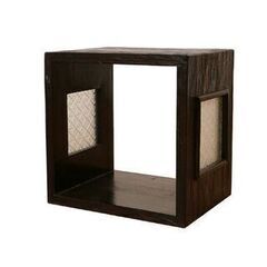 KAJA   UKKO Old Teak Wood Cube Boxの画像
