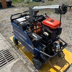 宮崎　オリンピア　自走式動噴　リモコン　9.5馬力　エンジン動噴 動噴　動画あり オリンピア 自走動力噴霧機 セル付きTR3-551K 6馬力ラジコンゾウの鼻