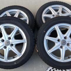 ダンロップ　スタッドレスタイヤ　ホイールセット　155/65R14