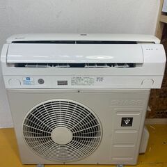 K05517　中古エアコン シャープ 2019年製 主に10畳用 冷房能力 2.8KW / 暖房能力 3.6KW