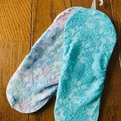 未使用　iCB ストッキング、パンプスソックス2足、リボンはおまけの画像