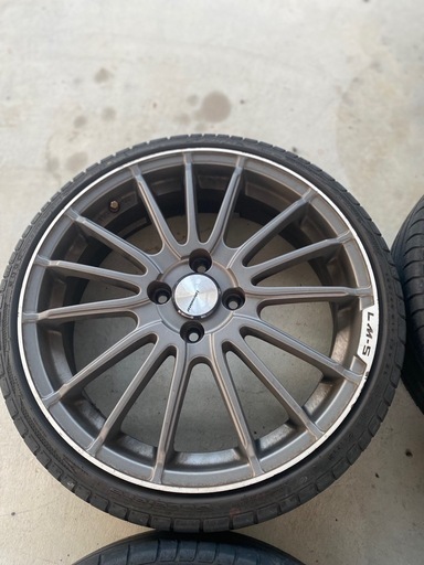 Lehrmeister5.5J +45 100 4H アクセレラ acceiera 165/40R17軽用　