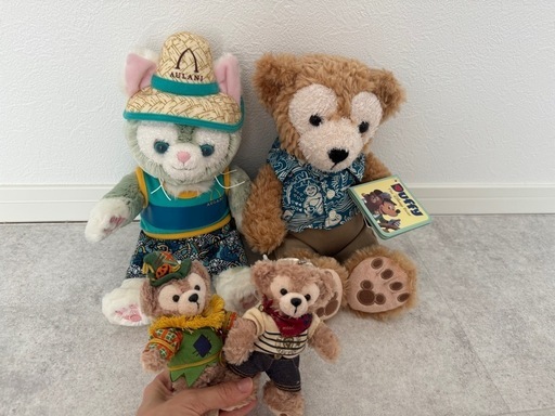 ダッフィー、シェリーメイ、ジェラトーニ　ぬいぐるみ　おもちゃ