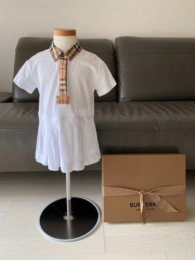 バーバリー・キッズ ヴィンテージチェック シャツワンピース
