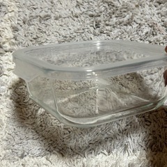 決まりました❣️耐熱ガラス  タッパー  正方形の画像