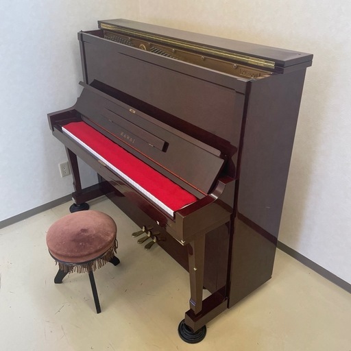 【30万円→15万円に最終値下げ済！】KAWAI アップライトピアノ KL-601 ハイグレードモデル 木目調 マホガニー艶出し塗装仕