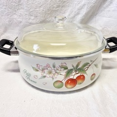 【新品未使用】ホーロー両手鍋　26cm