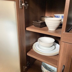 【決まりました】キャスター付き　レンジボード　レンジ台　食器棚の画像