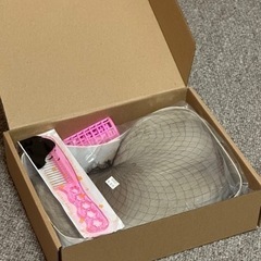 ウィッグ ベージュゴールド ショートボブの画像