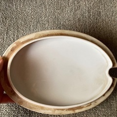 昭和レトロ　曽根陶器　蓋つきシチューポットの画像