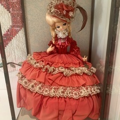 スキヨドール昭和レトロリボンドールフランス人形の画像