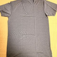 未使用 ユニクロ メンズ エアリズム Mサイズ ブルーの画像