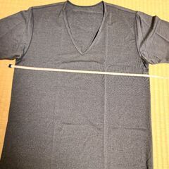 未使用 ユニクロ メンズ エアリズム Mサイズ ブルーの画像