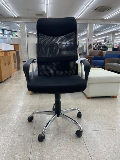 ★ジモティ割あり★  椅子 黒 H×D×W クリーニング済み TJ7754