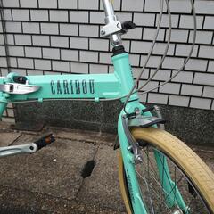 アルミフレーム 折り畳み自転車の画像