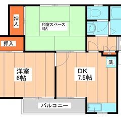パトニーハイツ201号室☆我孫子駅南口徒歩7分、閑静な住宅街で人気の白山エリア、敷地内駐車場有、2DK、エアコン付、都市ガス、南向き角部屋で日当たり良好◎ - 我孫子市
