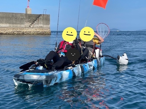 分割式2人乗り足漕ぎカヤック