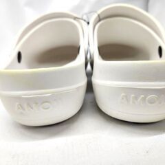 未使用・保管品 AMOJI サンダル 26.0cm ホワイト カジュアル アモジ 札幌市 平岸店の画像