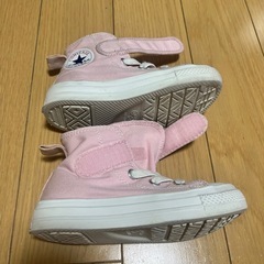 コンバース　ピンク　16センチの画像