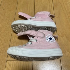 コンバース　ピンク　16センチの画像