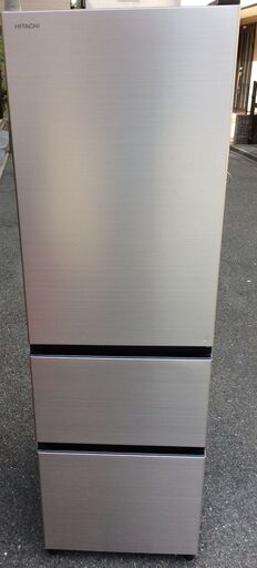 【RKGRE-373】特価！日立/375L 3ドア冷凍冷蔵庫/R-V32SV(N) /中古品/2022年製/当社より近隣無料配達！