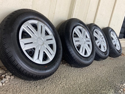 【22年製　新車外し】145/80R12 ダイハツ純正タイヤホイールセット　4本