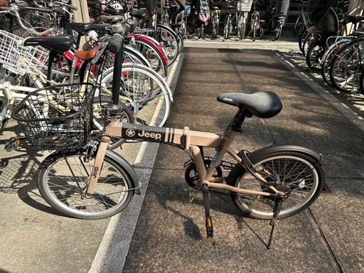 JEEP 20インチ 折りたたみ自転車 2022年モデル ベージュ