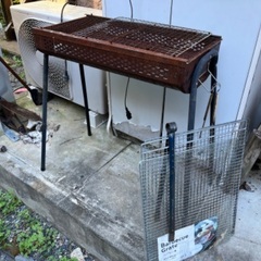 BBQセット アウトドア 金網付き