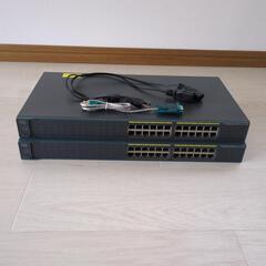 ネットワークスイッチ Cisco Catalyst 2960 2台