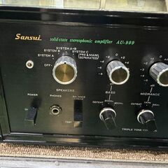 【愛品館八千代店】SANSUI　1970年発売　AU-999　プリメインアンプの画像