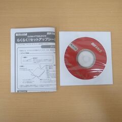 未使用品　BUFFALO　ポータブルDVDドライブ　DVSM-PT58U2Ｖ/N　セットアップシート・ユーティリティCD付き モノ市場半田店 139の画像