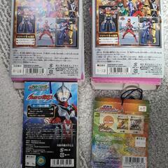 【未開封品】炎神戦隊ゴーオンジャーのブロマイド★ウルトラマンネクサスのカード★侍戦隊シンケンジャーのシールの画像