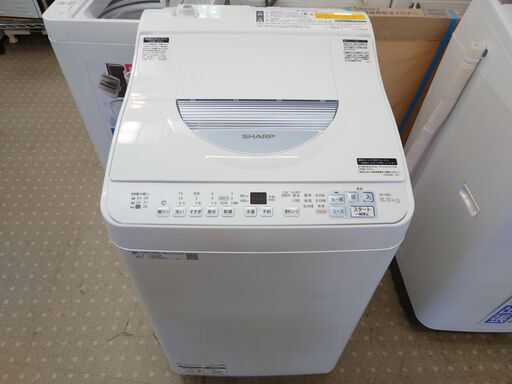 安心の分解洗浄済シャープ 6.5Kg全自動洗濯乾燥機 ES-T6E2 2023年製 保証有り【愛千142】