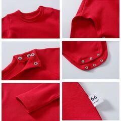 秋新作　コットン100%ベビー服　カバーオール　インナー送料当店負担の画像