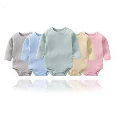 秋新作　コットン100%ベビー服　カバーオール　インナー送料当店負担の画像