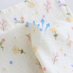 insスタイル　わたガーゼ　ベビーハンカチ　綿100％　4重ガーゼ5枚入りの画像