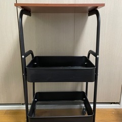 サイドテーブル　キャスター付き　解体受渡可