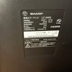 テレビ、棚、照明の画像