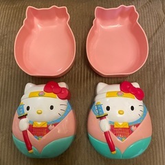 キティーちゃん弁当2つの画像